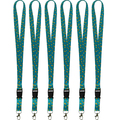 Teacher Created Resources Teal Confetti Lanyard, PK6 TCR20349